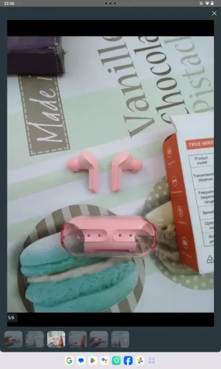 Auriculares Bluetooth Inalámbricos Rosa