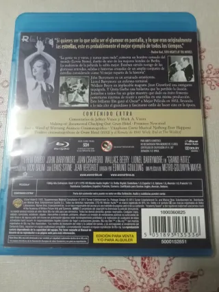 Blu-ray Gran Hotel (Ganadora Oscar)