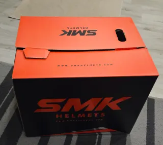 Casco modular SMK Helmets nero grigio giallo