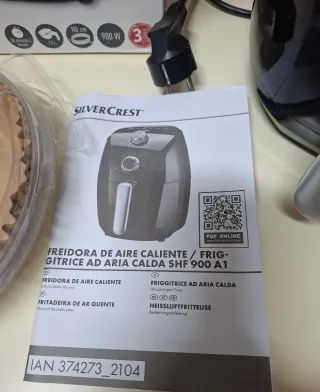 Freidora de Aire Silvercrest 1.5L