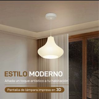 Lámpara de techo de papel