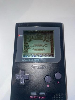 Game Boy Pocket Negra + Caja Repro