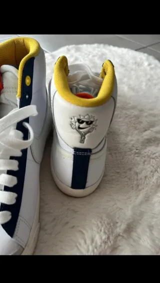 Nike Blazer Mid Blancas y Amarillas