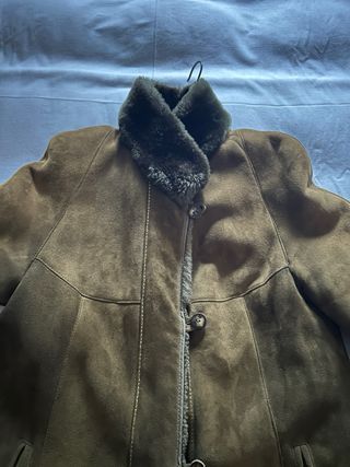 Cappotto Montone Vero Verde Oliva