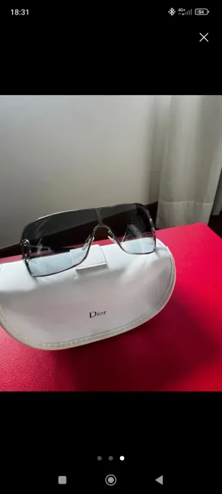 Gafas Christian Dior Plata y Gris