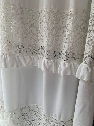 Fracomina Abito Lungo Bianco Taglia XS