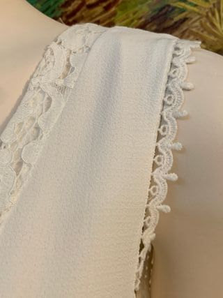 Fracomina Abito Lungo Bianco Taglia XS