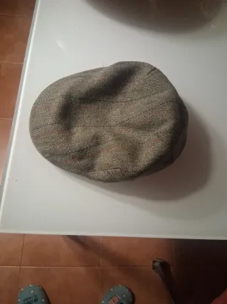 Gorra de paño estilo tweed