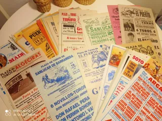 Lote de mas de 300 carteles taurinos