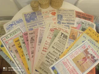Lote de mas de 300 carteles taurinos