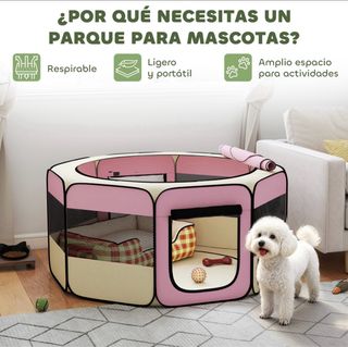 Parque para perros plegable