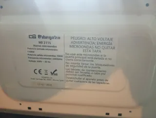 Microondas marca orbegozo