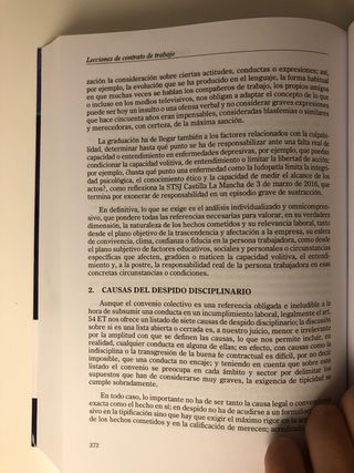 Lecciones de contrato de trabajo
