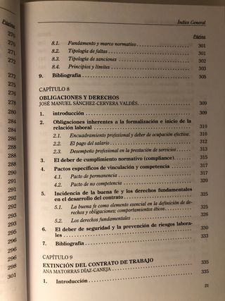 Lecciones de contrato de trabajo