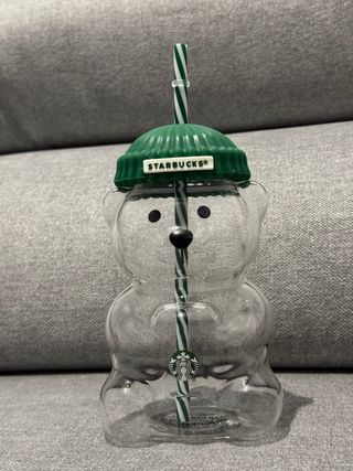 Vaso Starbucks Oso Transparente
