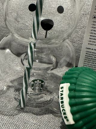 Vaso Starbucks Oso Transparente
