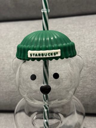 Vaso Starbucks Oso Transparente