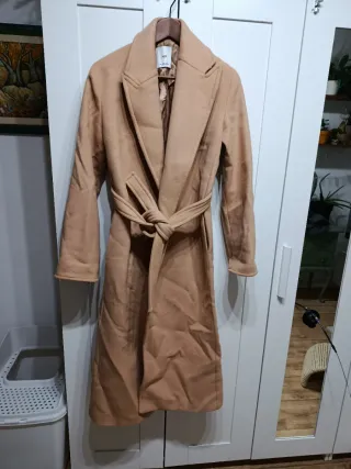 Abrigo largo Mango talla M