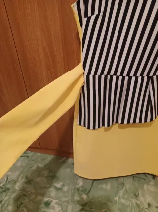 Vestido evento amarillo T. 40