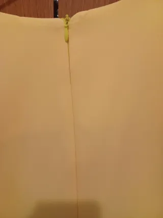 Vestido evento amarillo T. 40