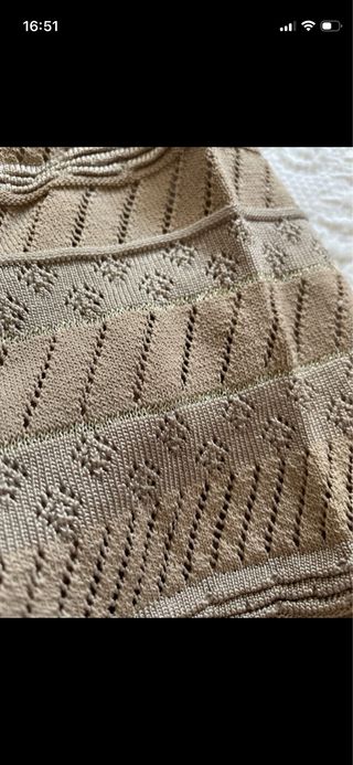 Camiseta Kookaï punto beige