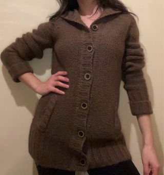 Cárdigan Zara Lana Mohair Talla M