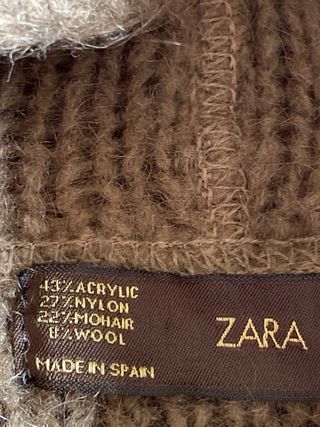 Cárdigan Zara Lana Mohair Talla M