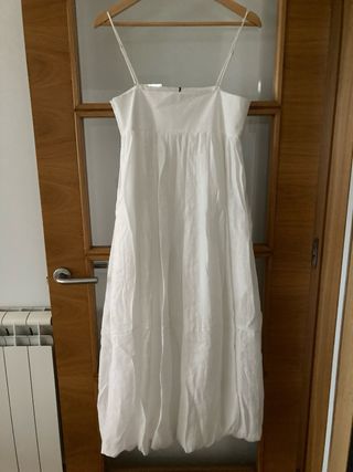 Vestido blanco Zara