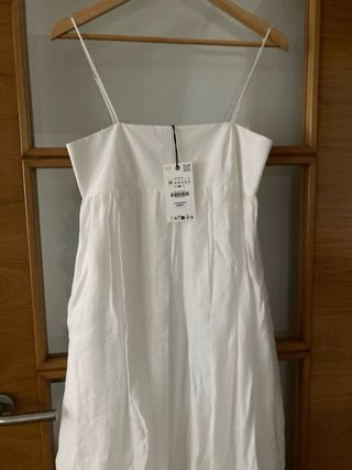 Vestido blanco Zara