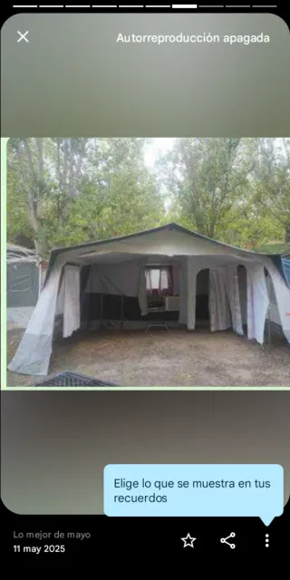 Tienda de campaña familiar