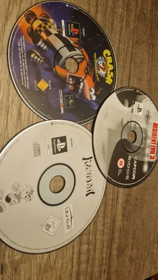 Crash 2, Resident Evil 3, Rayman PS1