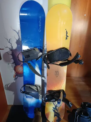 GRAN OPORTUNIDAD!! Tablas Snow + fijaciones +2 Pa