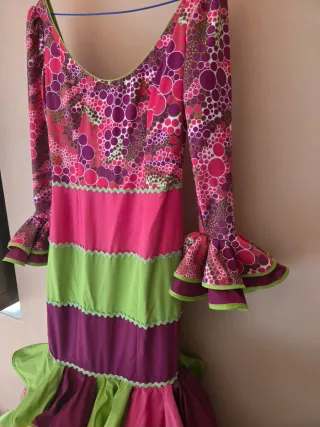 Traje de Flamenca Multicolor