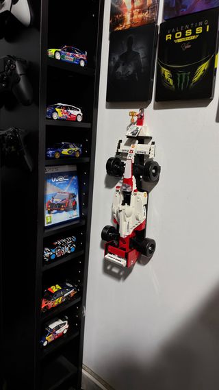Soporte Lego Senna/ Ferrari Michael Schumacher