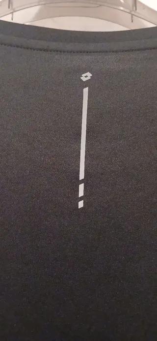 Maglia sportiva Lotto nera taglia M