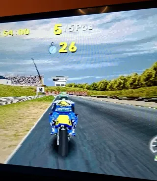 Moto Racer World Tour per PS1. Versione Platinum