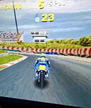 Moto Racer World Tour per PS1. Versione Platinum