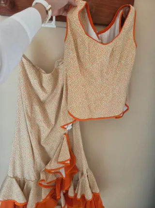 Traje de flamenca con volantes