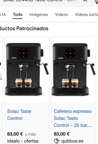 Cafetera Solac