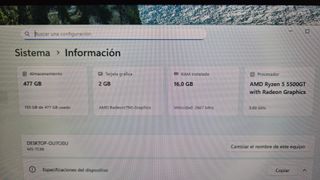 PC Gaming/Trabajo Ryzen 5