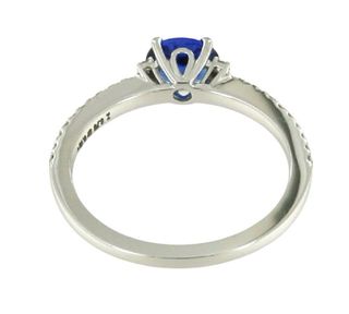 Anillo Crivelli Oro Blanco 18kt Zafiro 0.78ct
