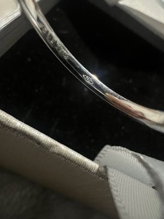 Anillo Crivelli Oro Blanco 18kt Zafiro 0.78ct