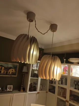 Lámpara de techo beige