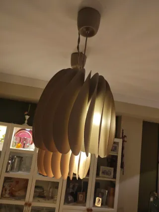 Lámpara de techo beige