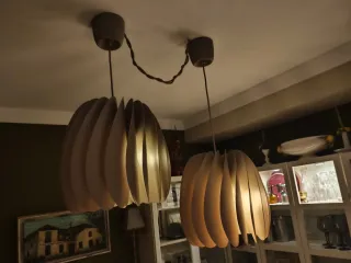 Lámpara de techo beige