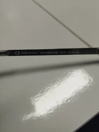 Gafas Christian Dior Azules y Plateadas