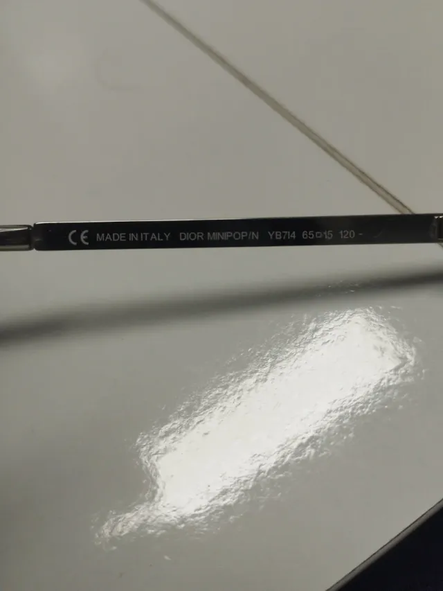 Gafas Christian Dior Azules y Plateadas