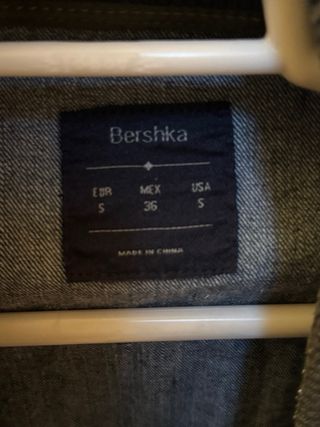 Chaqueta Bershka S Azul/Verde Militar