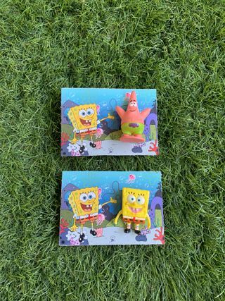 Detalle cumple. Muñecos Bob Esponja