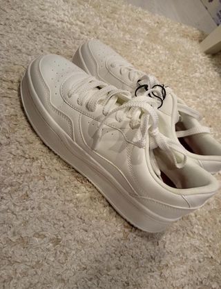 Tênis Pullebear Branco Plataforma